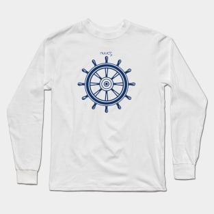 Boat rudder for yacht Long Sleeve T-Shirt